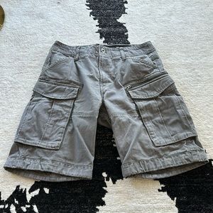 G Star Raw Rovic Relaxed  Cargo Utility Shorts Mens Military Grey